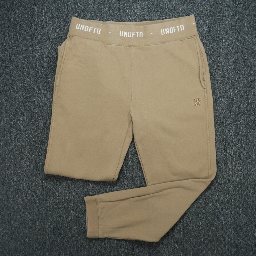 UNDFTD Pants Mens Medium Brown Jogger Tapered‎ French Terry Undefeated